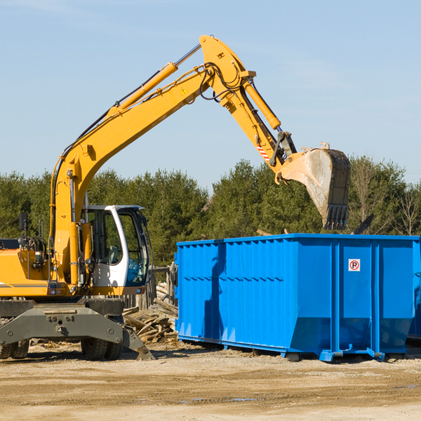 how many times can i have a residential dumpster rental emptied in Canyon Creek